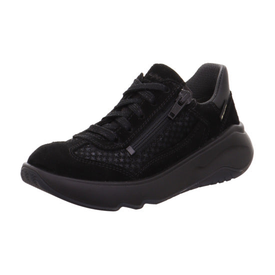 Superfit Melody Black Goretex Waterproof Girls Lace Zip School