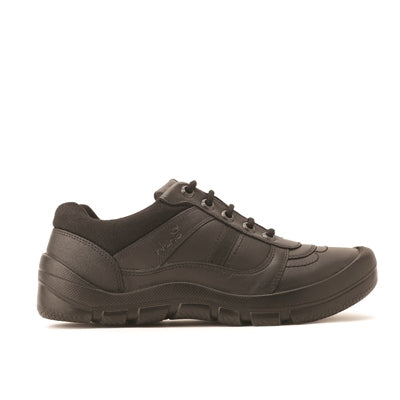 Start rite Rhino Sherman Black Leather Boys Lace School Shoes Trendy Treads Inverurie